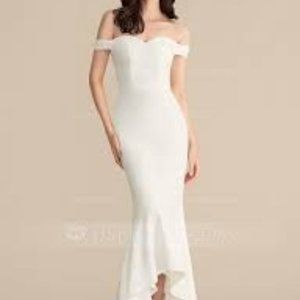 Trumpet/Mermaid Off-the-Shoulder Asymmetrical Stre